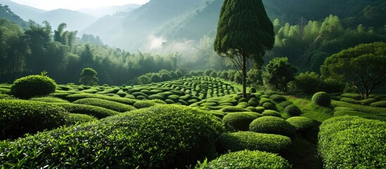 Tea garden for diverse purposes.