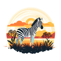 Artistic Life of Zebras Capturing Nature's Monochrome Majesty in Wildlife Generative Ai