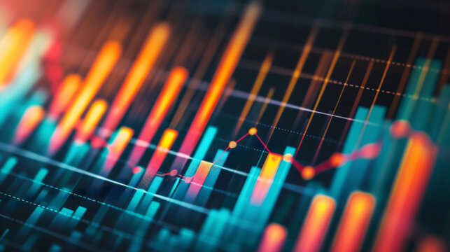 株価チャートのイメージ	
