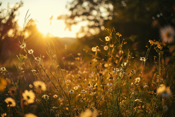 flower and sun