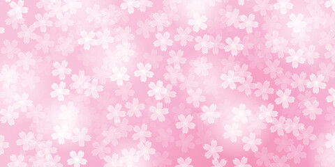 桜　春　花びら　背景	