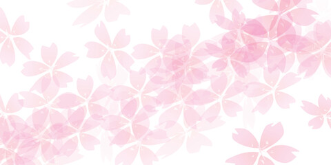 桜　春　花びら　背景	