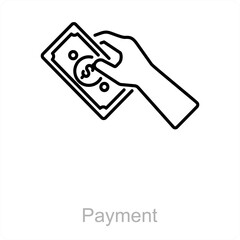 Payment and money icon concept