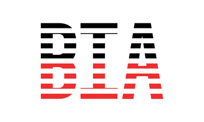 BIA three initial letter iconic line negative space minimal logo design vector template. monogram, abstract, wordmark, business, typography, minimalist, brand, company, flat, modern, unique, simple