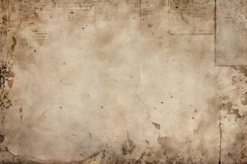 Old paper texture. Grunge background with space for text or image, Calf and cow in the barn. Shallow depth of field, Newborn calf and mother cow lying down inside cattle farm, AI Generated - Powered by Adobe