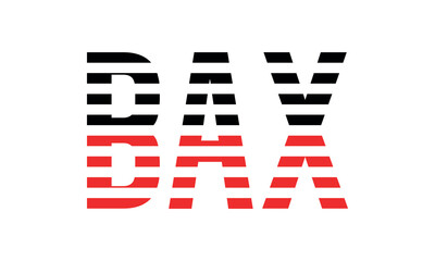 BAX three initial letter iconic line negative space minimal logo design vector template. monogram, abstract, wordmark, business, typography, minimalist, brand, company, flat, modern, unique, simple