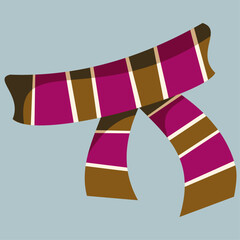 striped scarf for cold weather