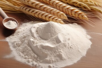 flour and wheat