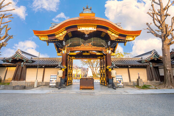 Higashi Honganji temple situated at the center of Kyoto, one of two dominant sub-sects of Shin Buddhism in Japan and abroad