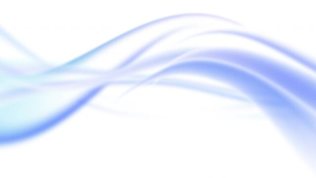 Abstract blue wave. Air, water and wind. Line wave background. Loop video animation.(075)