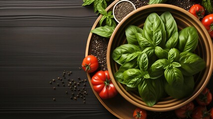 Basil seed herb culinary plant - obrazy, fototapety, plakaty