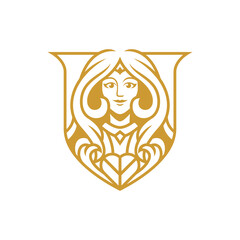 illustration of clean and minimalist women vector