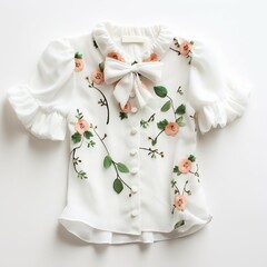 cute blouse with flowers