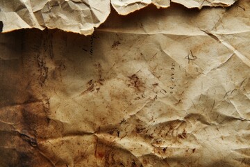 Vintage paper texture background with old manuscript feel