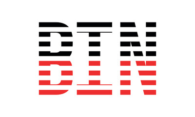 BIN three initial letter iconic line negative space minimal logo design vector template. monogram, abstract, wordmark, business, typography, minimalist, brand, company, flat, modern, unique, simple