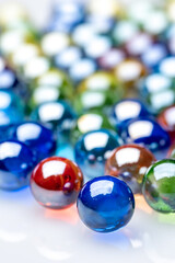 ビー玉の写真素材