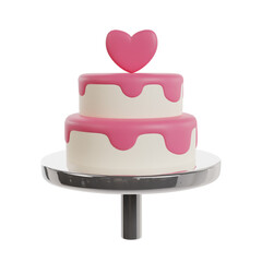 Wedding 3d icon clipart