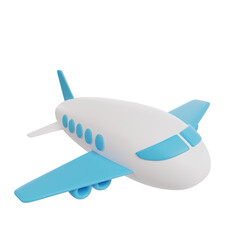 Travel holiday 3d icon render