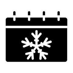 winter calendar icon