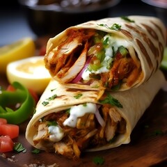 Chicken Shawarma Wrap

