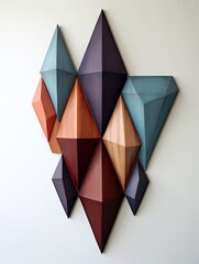Angular Beauty: Captivating Geometric Shapes Wall Art