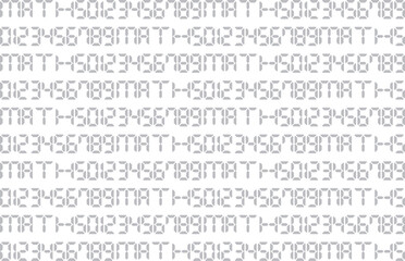 Math Pattern or Number Pattern, number doodle, number background