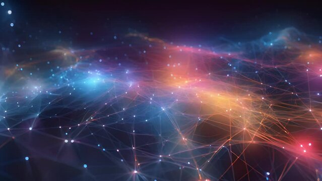 From its initial layers of data processing to its fully trained and optimized state, the evolving and transforming visual representation of a deep learning network captures the essence of