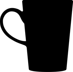 Mug silhouette icon