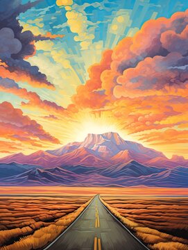 Freedom Awaits: Open Road Wall Prints for your Adventurous Soul