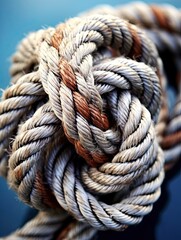 Fototapeta na wymiar Sailing Knots and Nautical Techniques: Essential Skills for Enthusiastic Sailors