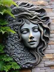 Stone Artistry: Sculpture Gardens Wall Art Unveiling A World of Delicate Beauty