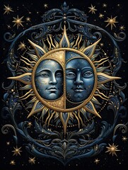 Celestial Alignment: Solar Eclipses Wall Art