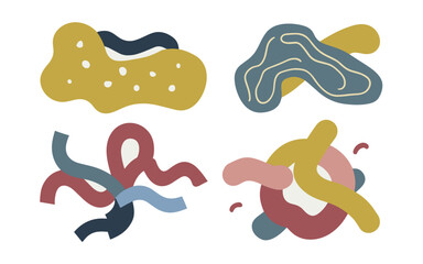 Abstract geometric vector clipart.