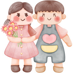 Valentine's Day Cute Bear Holding HearCute bear holding heart