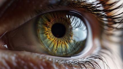 Macro shot of a Human Eye