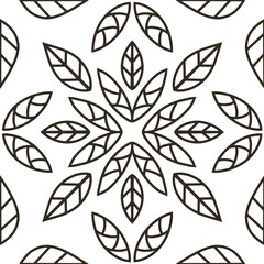Outline seamless pattern isolated. Doodle hand drawn art. Sketch vector stock illustration. EPS 10