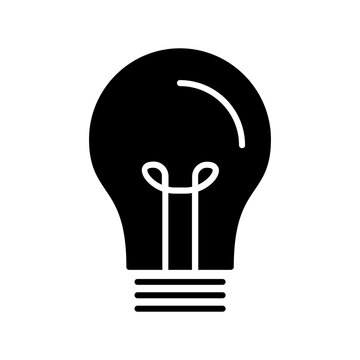 Light Bulb Glyph Icon