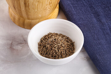 Zeera seeds in the bowl