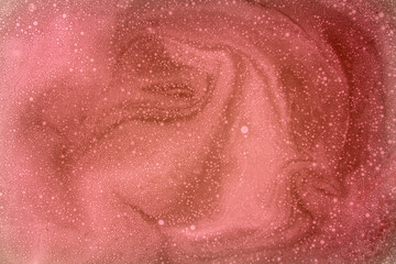 Obraz na płótnie Canvas foam bubbles from cosmetic products