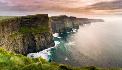 Cliffs of Moher, Ireland - obrazy, fototapety, plakaty