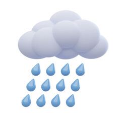 rainy 3D Illustration 