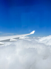 Fototapeta premium Airplane window view