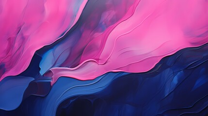 Bold strokes of magenta and indigo collide, crafting a visually captivating abstract background that pops with clarity - obrazy, fototapety, plakaty