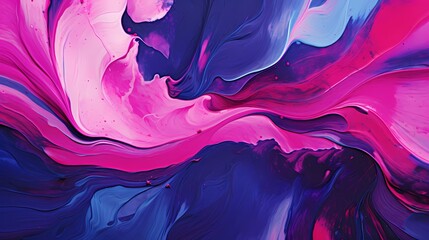Bold strokes of magenta and indigo collide, crafting a visually captivating abstract background...