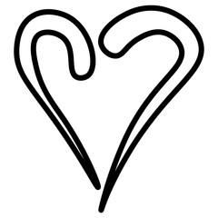 Obraz premium valentine line icon