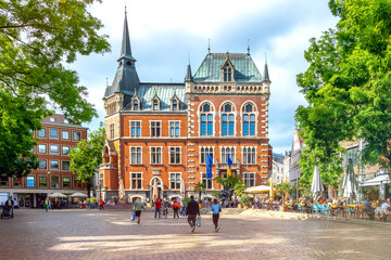 Old town hall on the Rathausplatz in Oldenburg, Germany