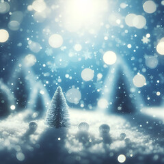 Naklejka premium Snowflakes on a blue background.generative ai