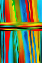 creative abstract art background with various colors,generated by Ai