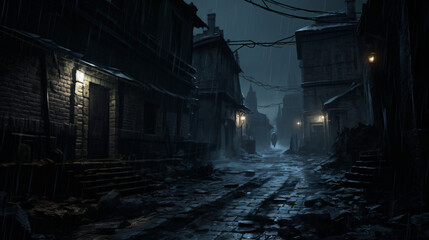 A gloomy alley ideal