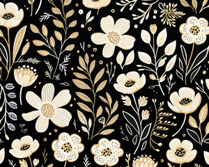 seamless floral background